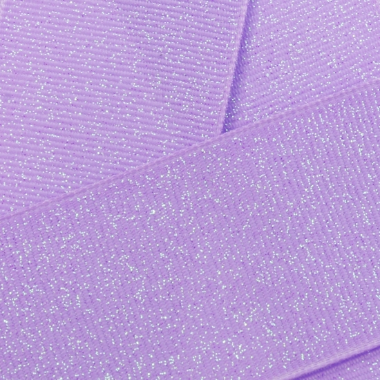 Lavender Dazzle Glitter Grosgrain Ribbon 460