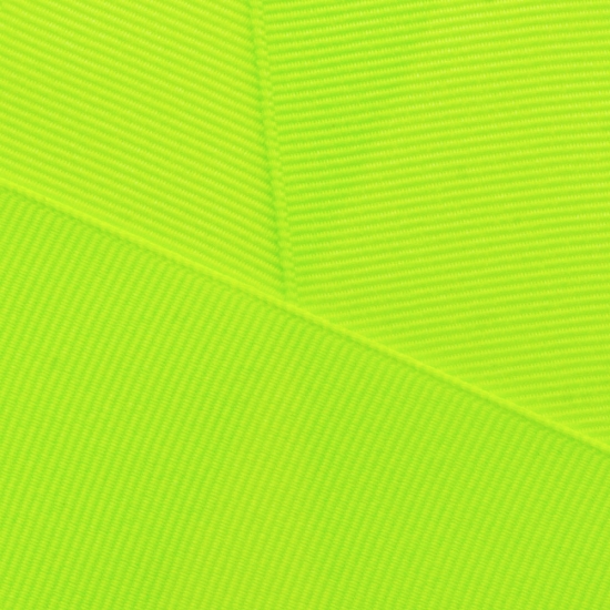 Neon Lime Grosgrain Ribbon Offray 2545