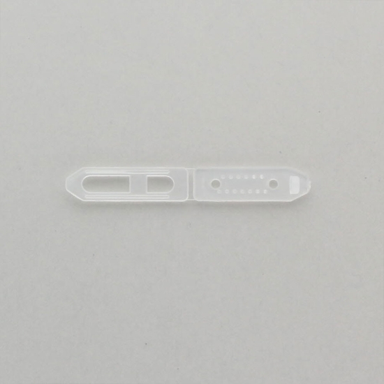 Plastic Hair Barrettes - 30mm Clear