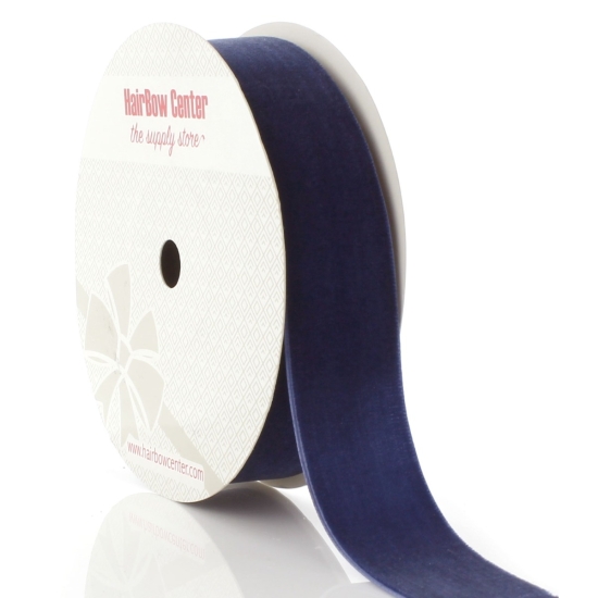 Navy Velvet Ribbon