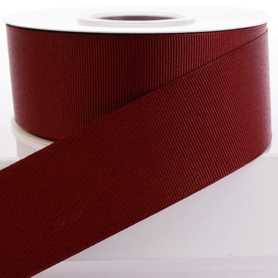 Maroon Textured Grosgrain Ribbon