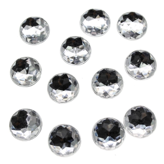 Loose Acrylic Rhinestones – 18mm (12pcs)