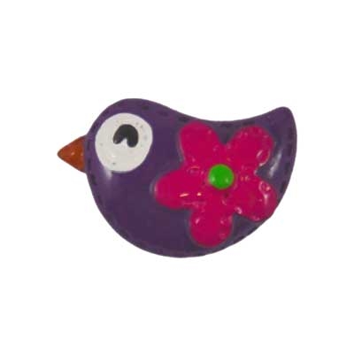 Amethyst Mod Bird Flatback Craft Embellishment