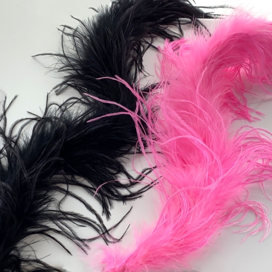 Ostrich Marabou Feather Boa 18"