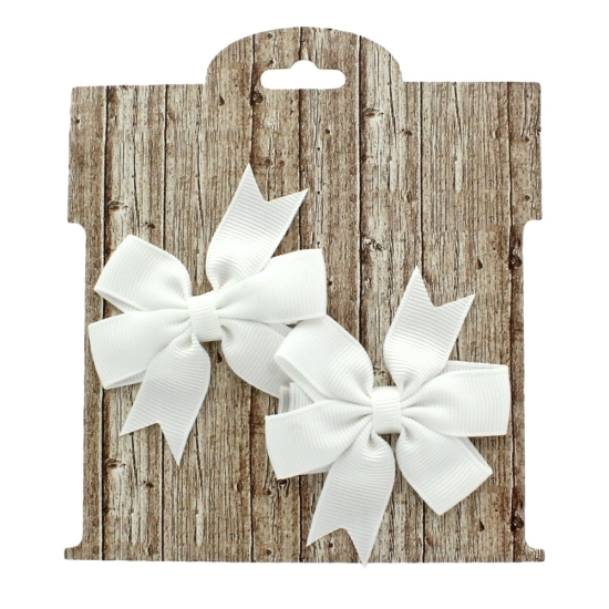 Brown Wood Grain Hair-Bow Display Cards