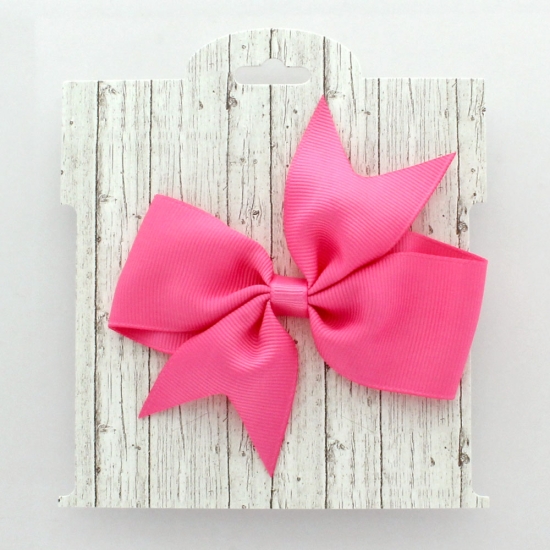 Black Wood Grain Hair-Bow Display Cards