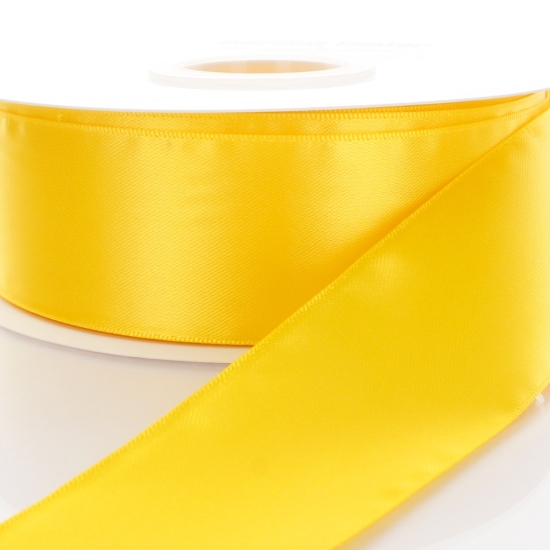 Yellow Double Faced Satin Ribbon 645