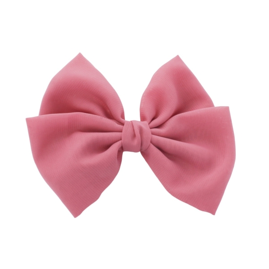 Chiffon Fabric Hair-Bow Pack - 6pc