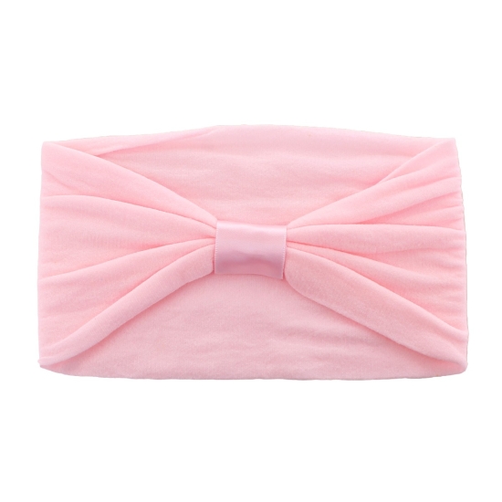 Wide Baby Sheer Nylon Headband - Light Pink