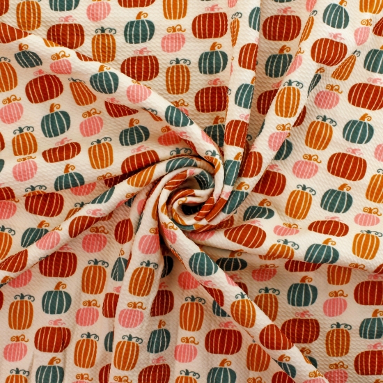 Fall Pumpkin Whimsy Bullet Fabric