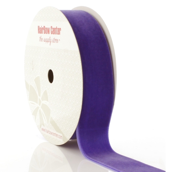 Regal Purple Velvet Ribbon