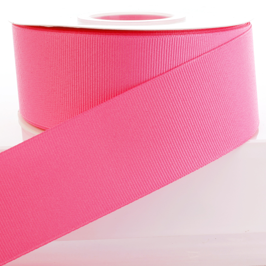 Hot Pink Textured Grosgrain Ribbon