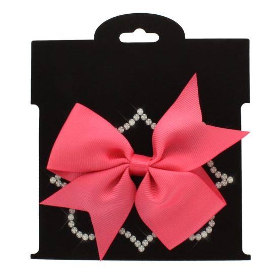 Rhinestone Surround Hair-Bow Display Cards