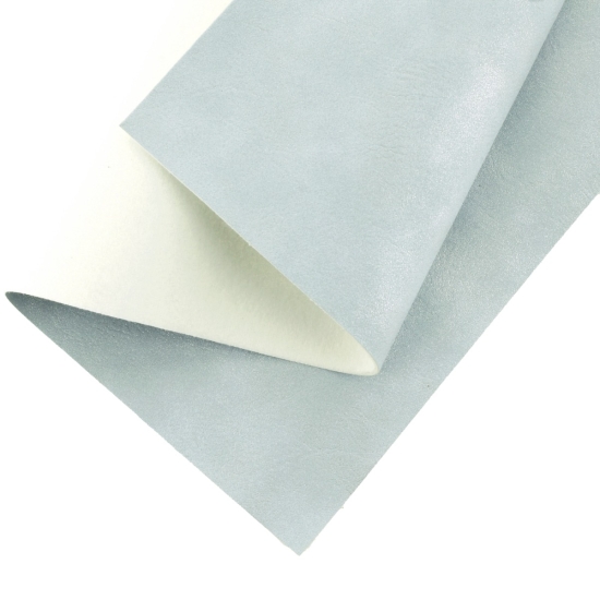 Luster Faux Leather Felt Sheets Icy Blue