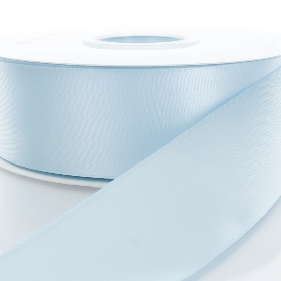 Light Blue Double Faced Satin Ribbon 305