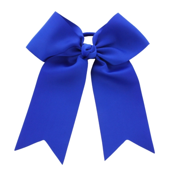 10" Jumbo Cheer Ponytail Hair Bows Pack - 6pc