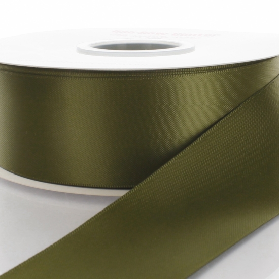 Moss Green Double Faced Satin Ribbon 570