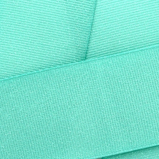 Aqua Dazzle Glitter Grosgrain Ribbon 314