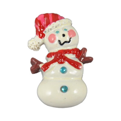 Snowman Flatback Craft Embellishment