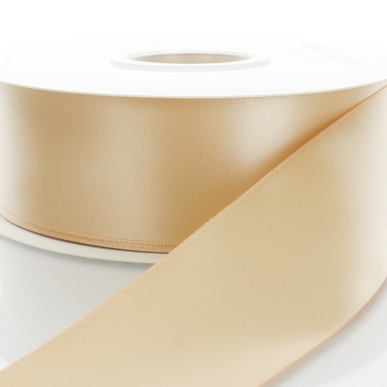 Light Gold Double Faced Satin Ribbon 826