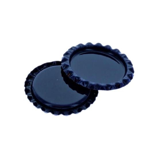 Craft Navy Flattened Bottle Caps