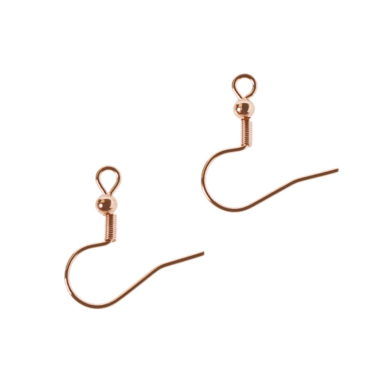 Earring Hook Hardware Rose Gold