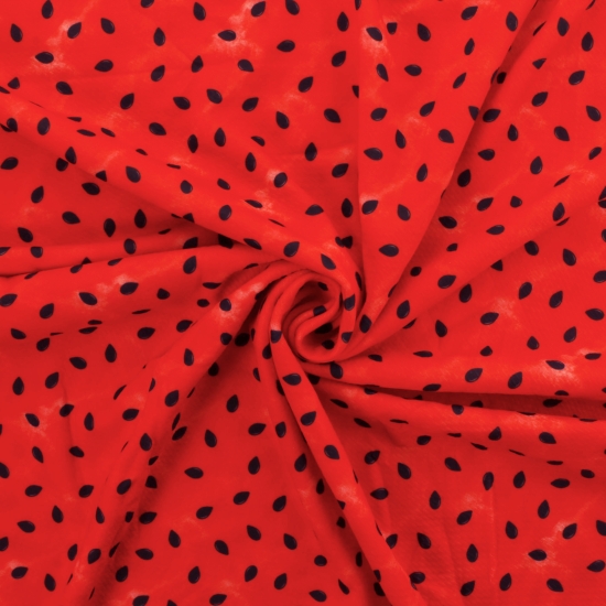 Summer Watermelon Seeds Bullet Fabric