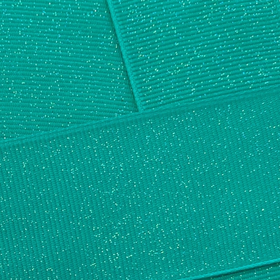 Jade Dazzle Glitter Grosgrain Ribbon 346