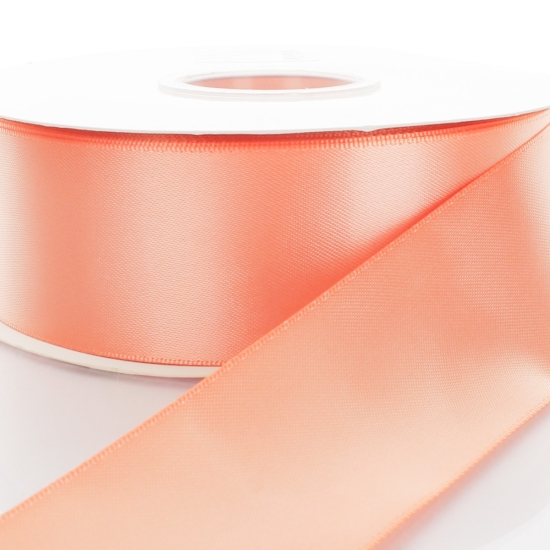 Peach Double Faced Satin Ribbon 720