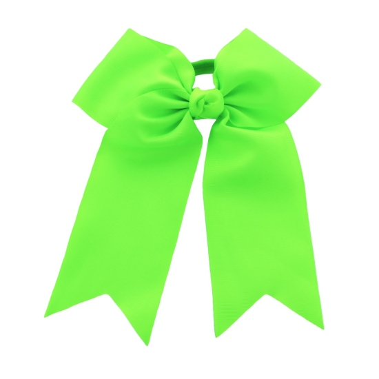 8" Large Cheer Ponytail Hair Bows Pack - 6pc