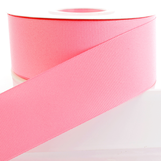 Bubblegum Pink Textured Grosgrain Ribbon