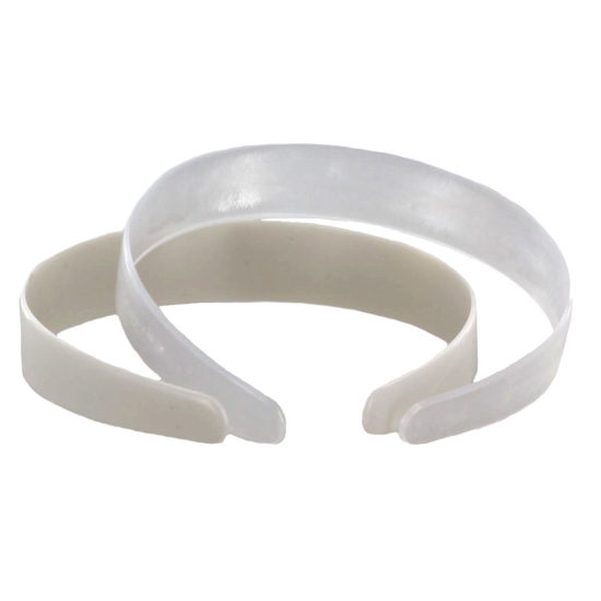 1" Plastic Headbands - 6 pcs