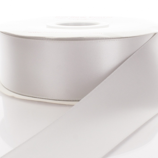 Grey Double Faced Satin Ribbon 007