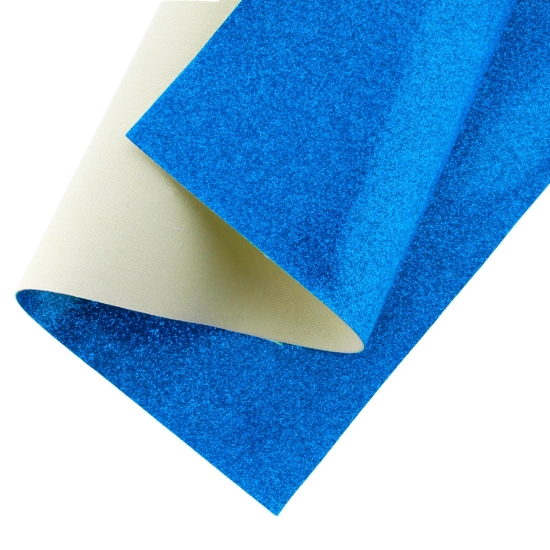 Fine Glitter High Gloss Jelly Canvas Sheets Classic Blue