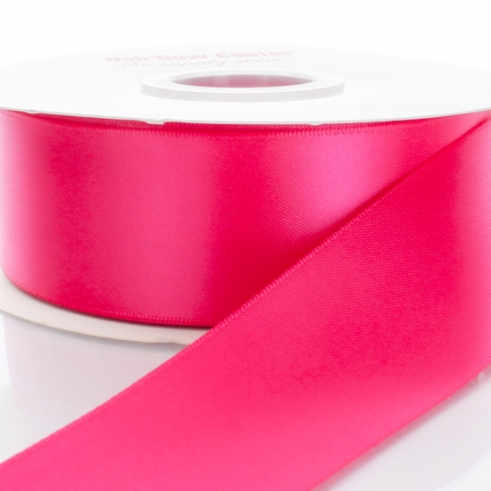 Shocking Pink Double Faced Satin Ribbon 175