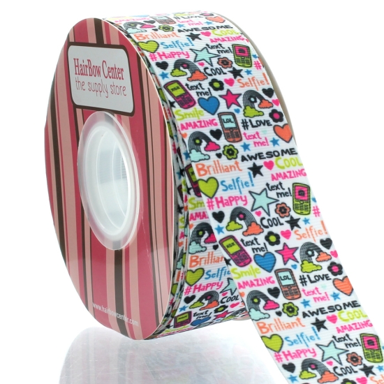 1.5" Tween Selfie Grosgrain Ribbon