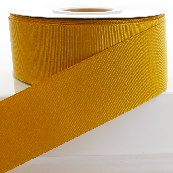 Gold Textured Grosgrain Ribbon