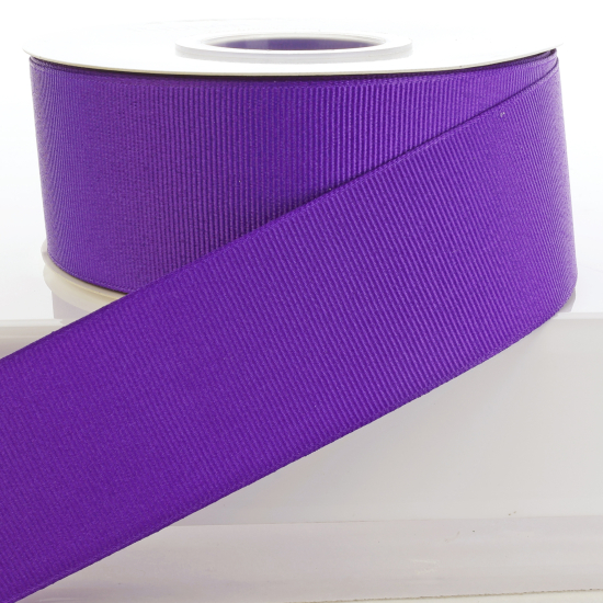 Purple Textured Grosgrain Ribbon