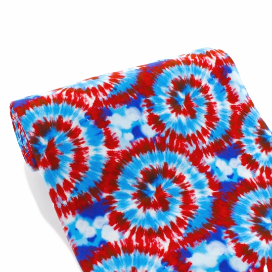 RWB Tie-Dye Swirl DBP Fabric