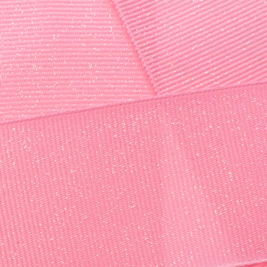 Bubblegum Pink Dazzle Glitter Grosgrain Ribbon 143