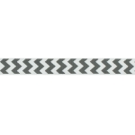 3/8" Gray Chevron ZigZag Grosgrain Ribbon