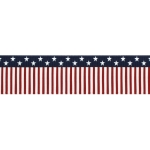 7/8" Flag Grosgrain Ribbon