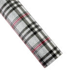 Glitter High Gloss Jelly Felt Sheets Silver-Black Tartan Plaid