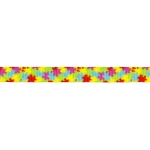 3/8" Autism Puzzle Pieces Grosgrain Ribbon