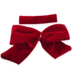 5" Velvet Tied Bow DIY