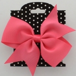 Black w/ White Polka Dots Hair-Bow Display Cards