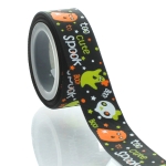 7/8" Too Cute to Spook Grosgrain Ribbon