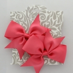 Bold Damask Hair-Bow Display Cards