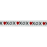 3/8" XOXO Grosgrain Ribbon