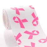 3" Pink Cancer Awareness Grosgrain Ribbon